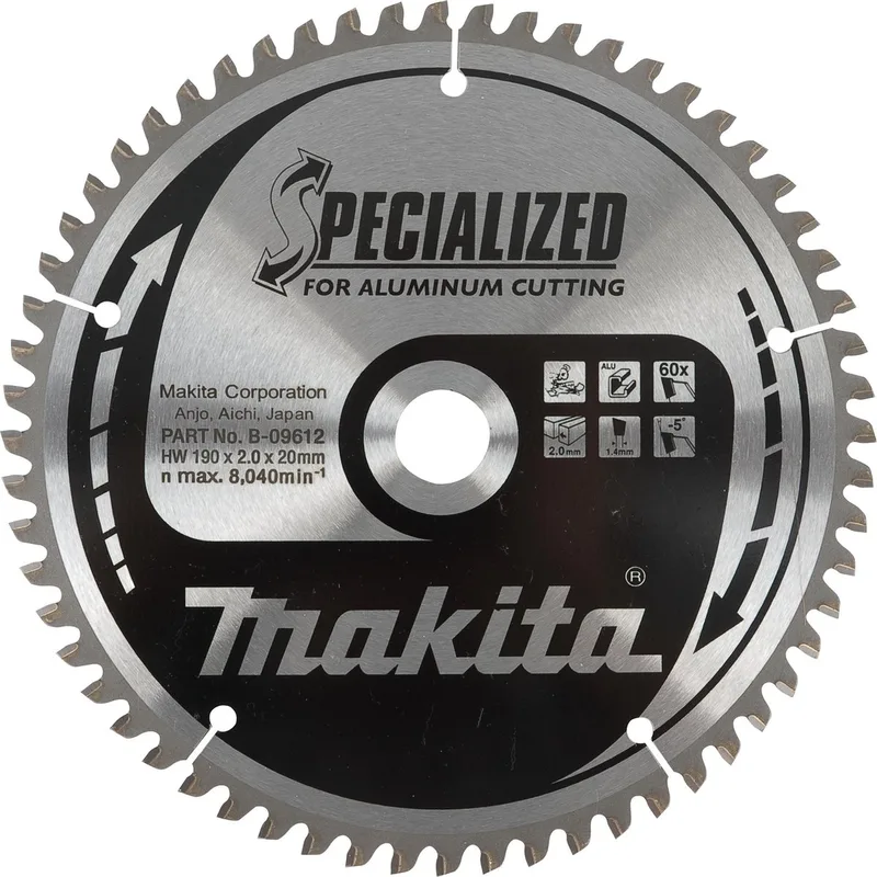 Ø 136mm Asgat 20mm 50T Cirkelzaagblad voor Aluminium | Specialized - B-40303 von Makita – Produktbild