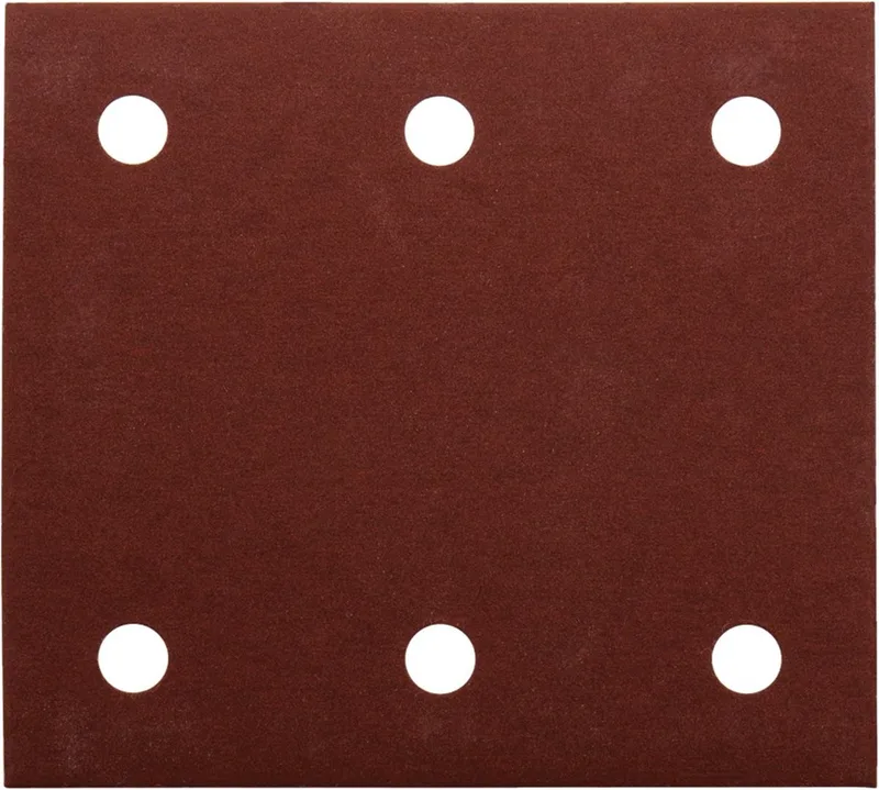 P-33168 Schuurvel Red - Vlak schuurvel - Delta schuurvel - Velcro - Klittenband - K320 - 114 x 102mm (10stuks) by Makita – product image
