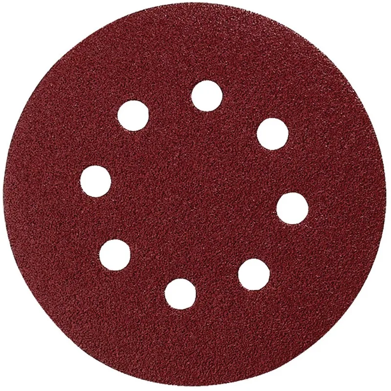 P-43583 Schuurschijf red v. 125mm. K180 VE=10 van Makita – productafbeelding 1 van 2