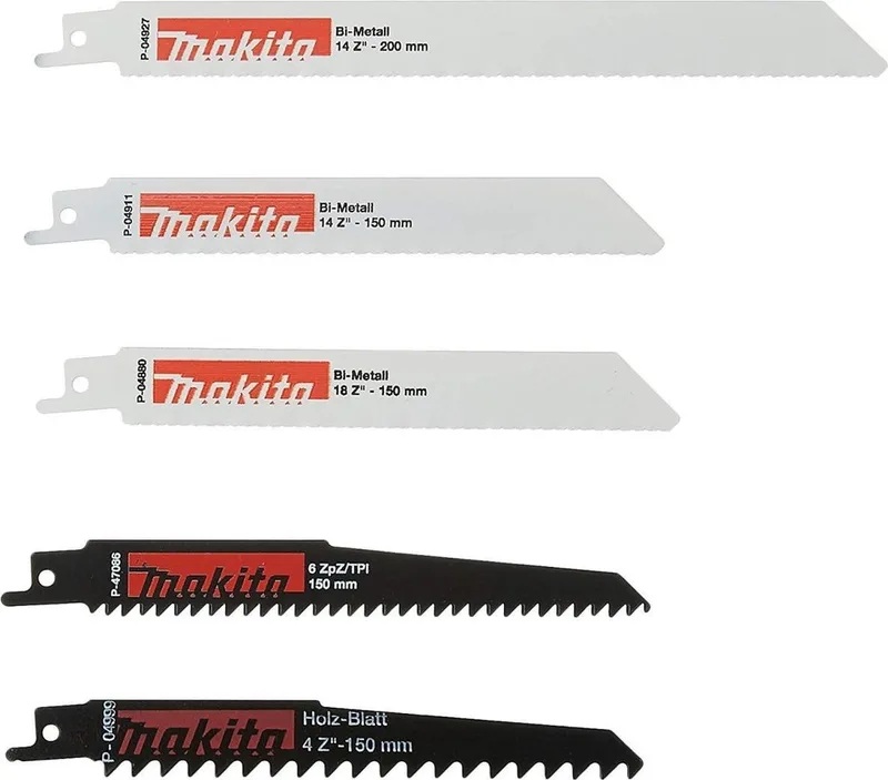 P-83967 Reciprozaagbladen set - Metaal/Hout - 5 delig by Makita – product image