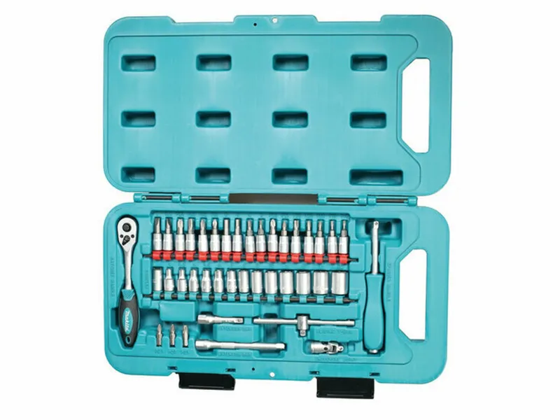 P-90283 Ratel- en Bitset - 40-delig by Makita, Turquoise – product image