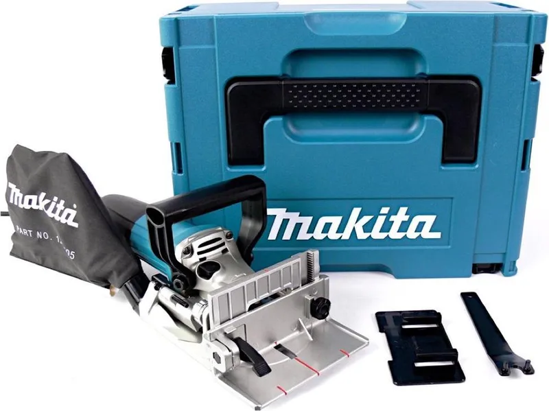 PJ7000J Lamellenfrees 100mm 701W in Mbox van Makita, Zilver – productafbeelding 1 van 3