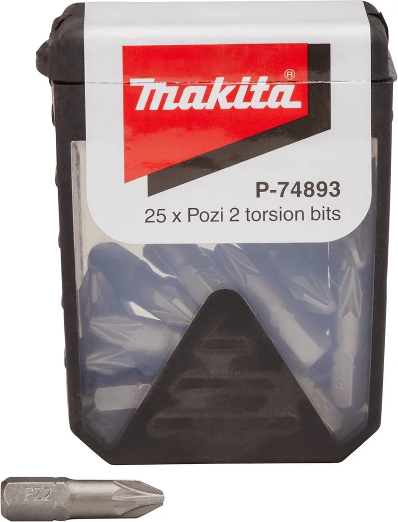 PZ2x25mm Schroefbit - P-74893 de Makita – image du produit