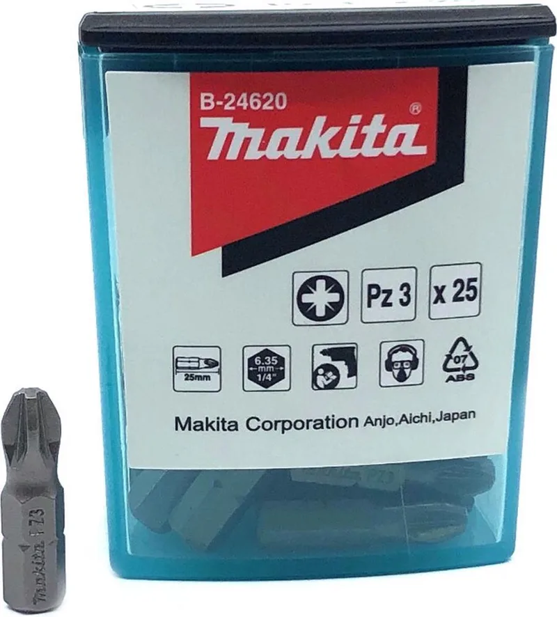 PZ3x25mm Schroefbit - B-24620 de Makita – image du produit