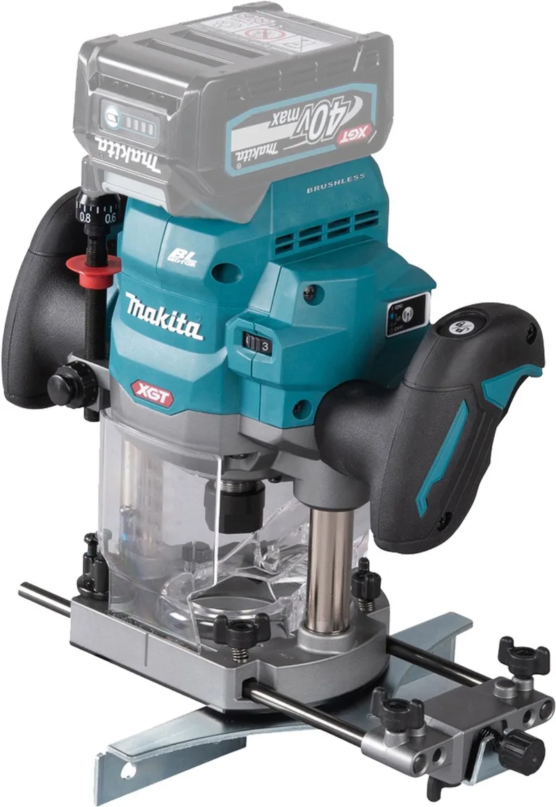 RP 001 GZ Draadloze bovenfrees 40 V max. 12 mm Brushless Solo - zonder accu, zonder lader van Makita – productafbeelding