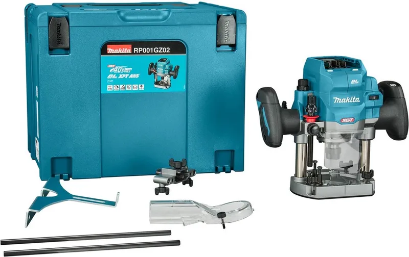 RP001GZ02 XGT 40V Max Bovenfrees - Instelbaar Toerental - Exacte Diepte-Instelling 1/10Mm - Auto-Start Wireless Systeem de Makita – image du produit