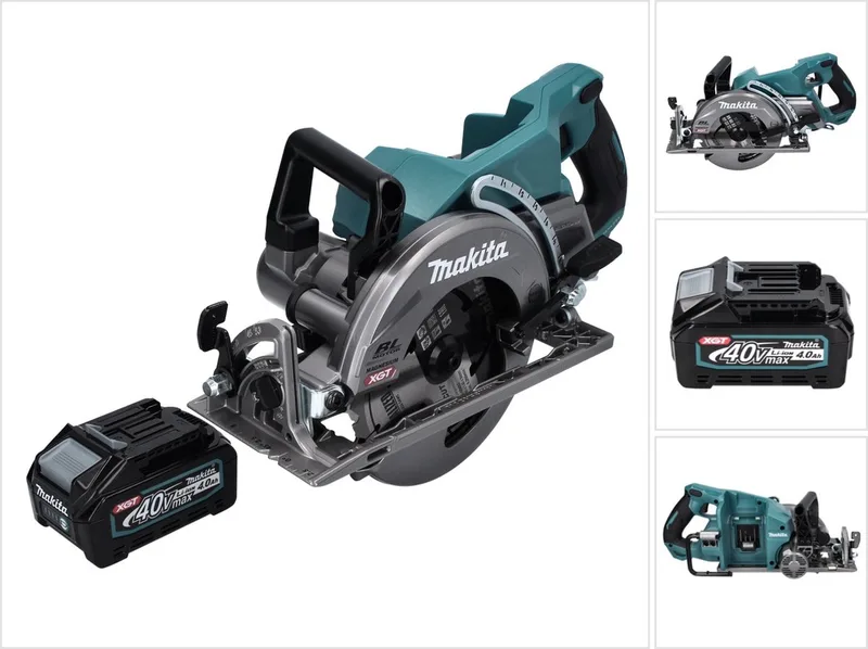 RS 001 GM1 accu-handcirkelzaag 40 V max. 185 mm borstelloos + 1x accu 4,0 Ah - zonder oplader de Makita – image du produit