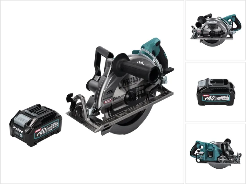 RS 002 GM1 accu-handcirkelzaag 40 V max. 260 mm borstelloos + 1x accu 4,0 Ah - zonder oplader de Makita – image du produit