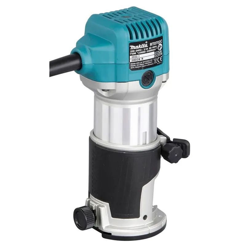 RT0702C - Kantenfrees - 230V van Makita, Zilver – productafbeelding 5 van 6