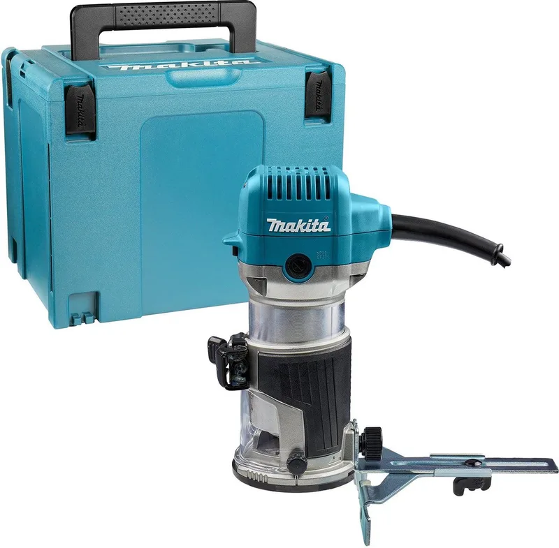 RT0702CJ Kantenfrees 230V in Mbox van Makita, Turquoise – productafbeelding