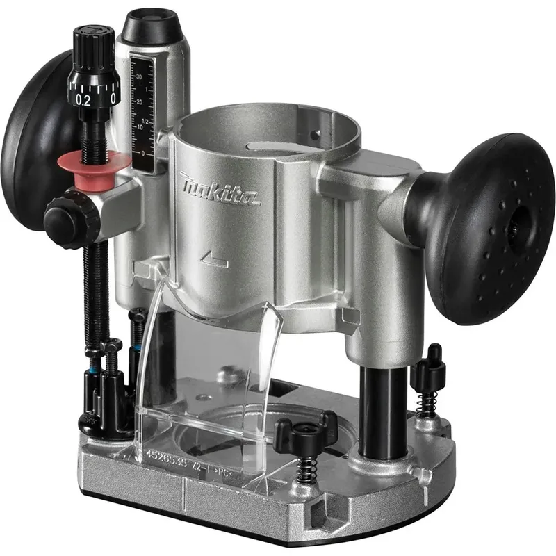 RT0702CX2J - Freesmachine, bovenfrees, trimmer in Mbox- Zilver - 710W - 8mm van Makita, Blauw – productafbeelding 5 van 6