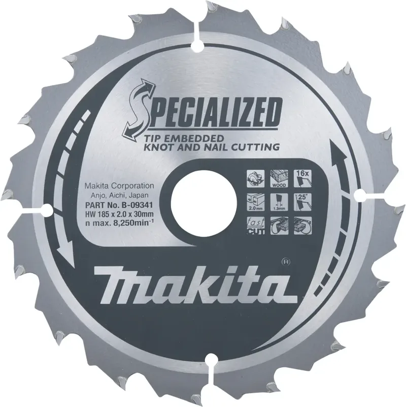 S_0380_7830782 B-33087 Kreissägeblatt 355 x 30 x 2.2 mm Zähneanzahl: 24 1 St. von Makita – Produktbild
