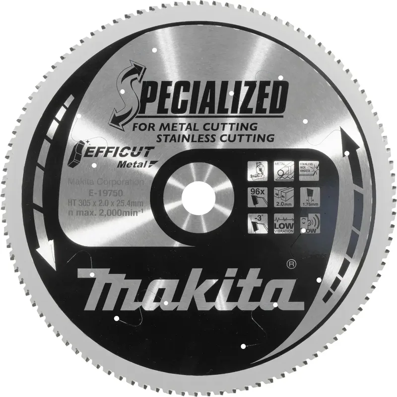 Sägeblatt 305x25,4x30, 96Z EFFICUT Makita E-19750 Durchmesser:305 mm Zähneanzahl:96 de Makita – image du produit