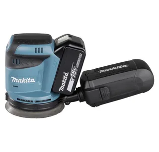 Schleifset Makita DBO180Z+TO-10674222 Akku-Exzenterschleifer ohne Akku 18 V Ø 125 mm van Makita – productafbeelding 4 van 5