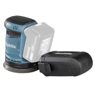 Schleifset Makita DBO180Z+TO-10674222 Akku-Exzenterschleifer ohne Akku 18 V Ø 125 mm van Makita – productafbeelding 5 van 5