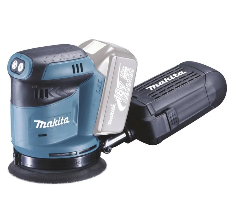 Schleifset Makita DBO180Z+TO-10674222 Akku-Exzenterschleifer ohne Akku 18 V Ø 125 mm van Makita – productafbeelding 2 van 5