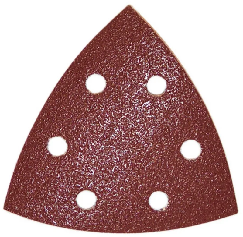 schuurpapier set Deltoid, 94 mm, 5 x 2 stuks, Hoge kwaliteit K60 / K80 / K100 / K120 / K180 - 94 mm - 5 x 2 stuks - hout / bouwplaten / metaal - Hoge kwaliteit de Makita – image du produit