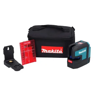 SK105DZ 10,8V Li-Ion accu kruislijnlaser body in tas - zelfnivellerend - rood - 25m van Makita – productafbeelding 2 van 5