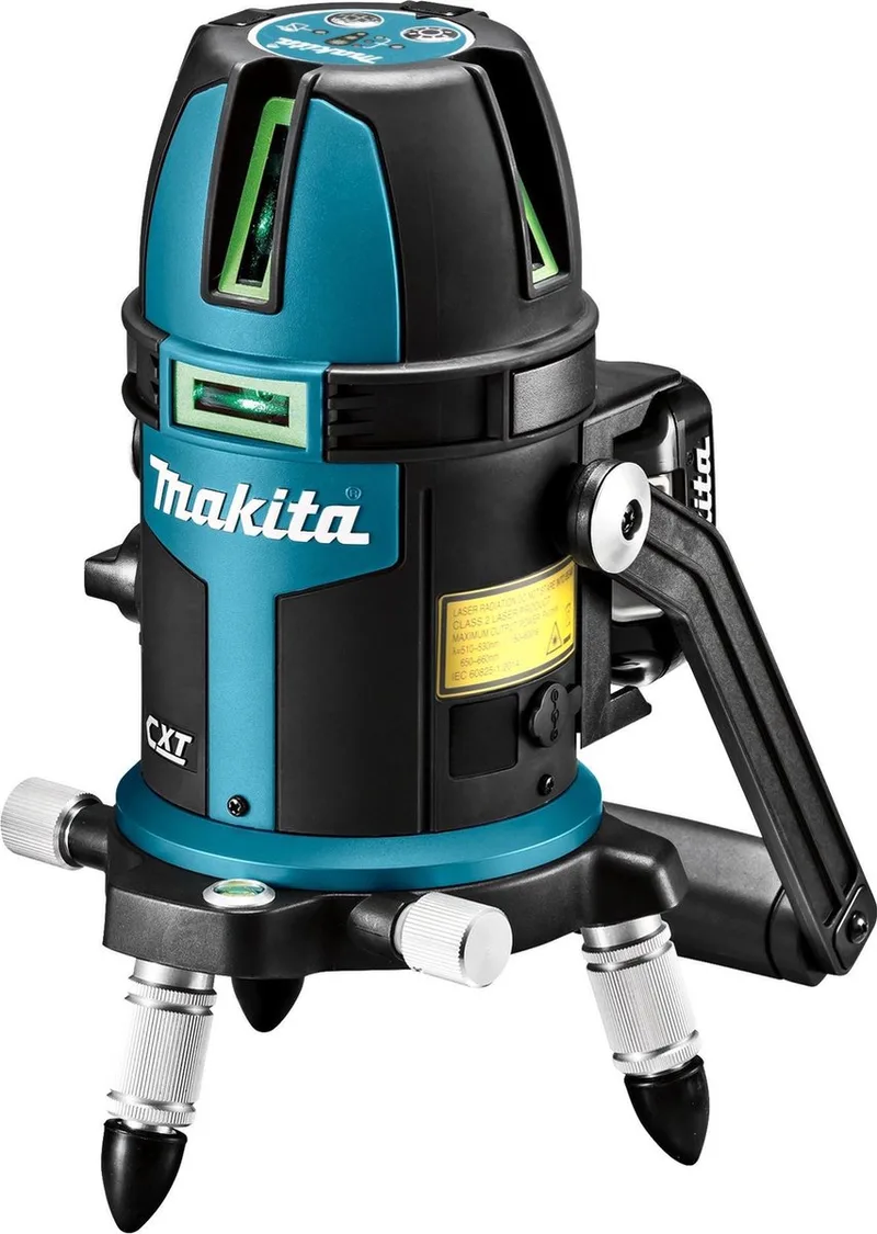 SK209GDZ 10,8V Li-Ion accu Zelfnivellerende Kruislijnlaser body - Groen de Makita – image du produit