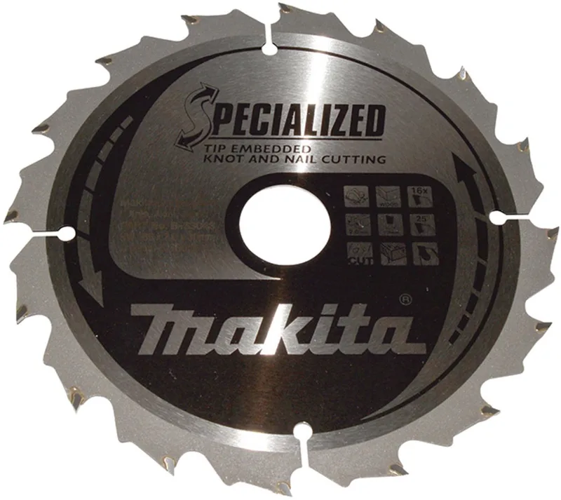 SPECIALIZED Zaagblad 185x30x16Z - B-33043 by Makita – product image