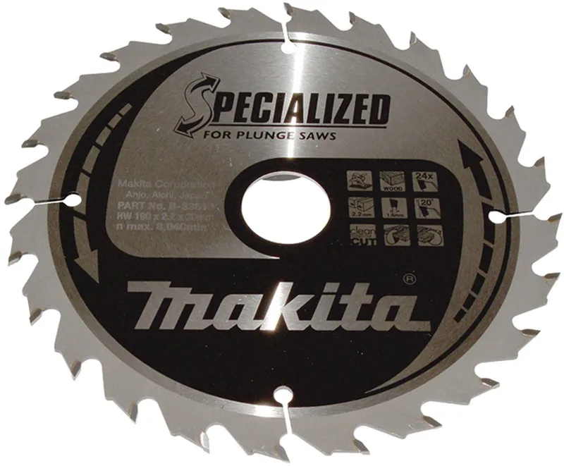 SPECIALIZED Zaagblad 190x30x24Z - B-33613 von Makita – Produktbild