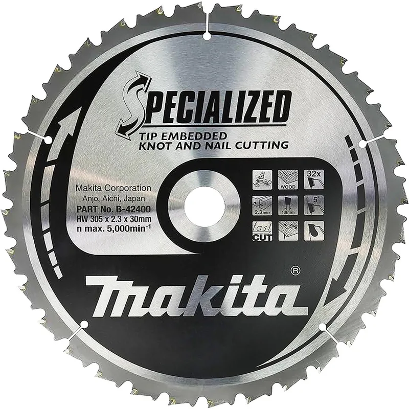 SPECIALIZED Zaagblad 305x30x32Z - B-42400 von Makita – Produktbild