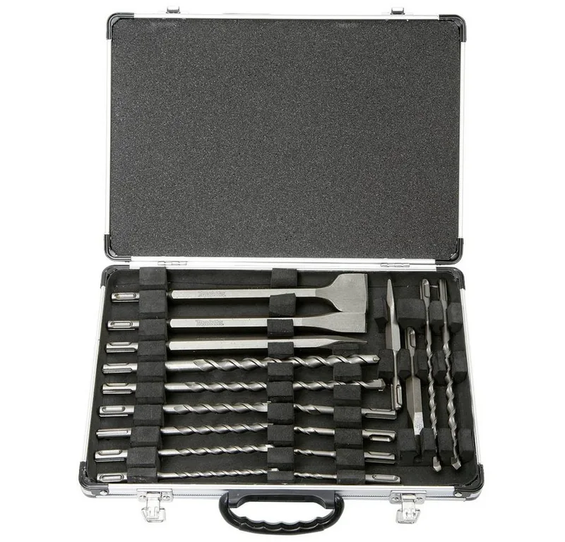 D-42444 17 delige SDS-plus boren en beitel set in koffer van Makita – productafbeelding 1 van 3