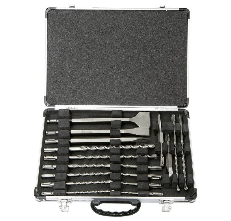 D-42444 17 delige SDS-plus boren en beitel set in koffer van Makita – productafbeelding 3 van 3