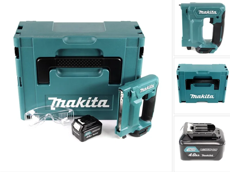 ST 113 DZ accu tacker 10.8V in Makpac + 1x 4.0 Ah accu - zonder lader de Makita – image du produit
