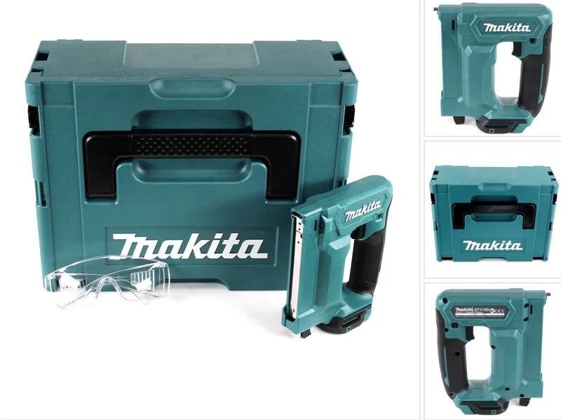 ST 113 DZJ accu tacker, 10,8V Li-Ion, solo in Makpac - zonder accu, zonder lader von Makita – Produktbild
