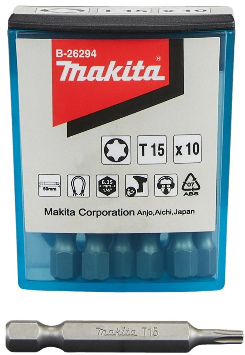 T15x50mm Schroefbit - B-26294 de Makita – image du produit