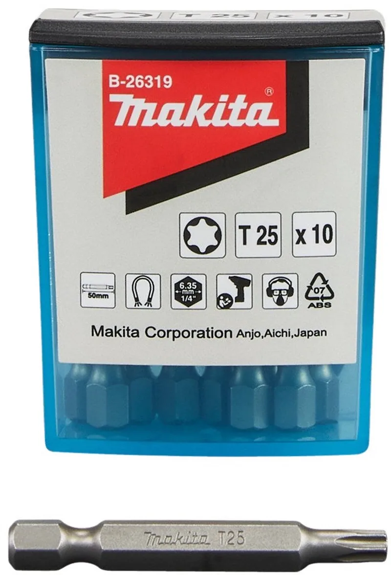 T25x50mm Schroefbit - B-26319 de Makita – image du produit