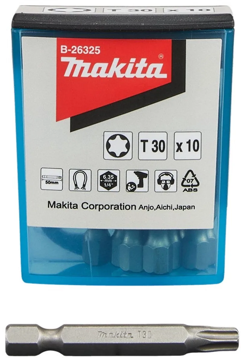 T30x50mm Schroefbit - B-26325 de Makita – image du produit
