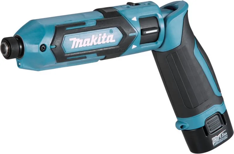 TD022DSE 7,2V Li-Ion accu Slagschroevendraaier set (2x 1,5Ah accu) in tas fra Makita – produktbillede
