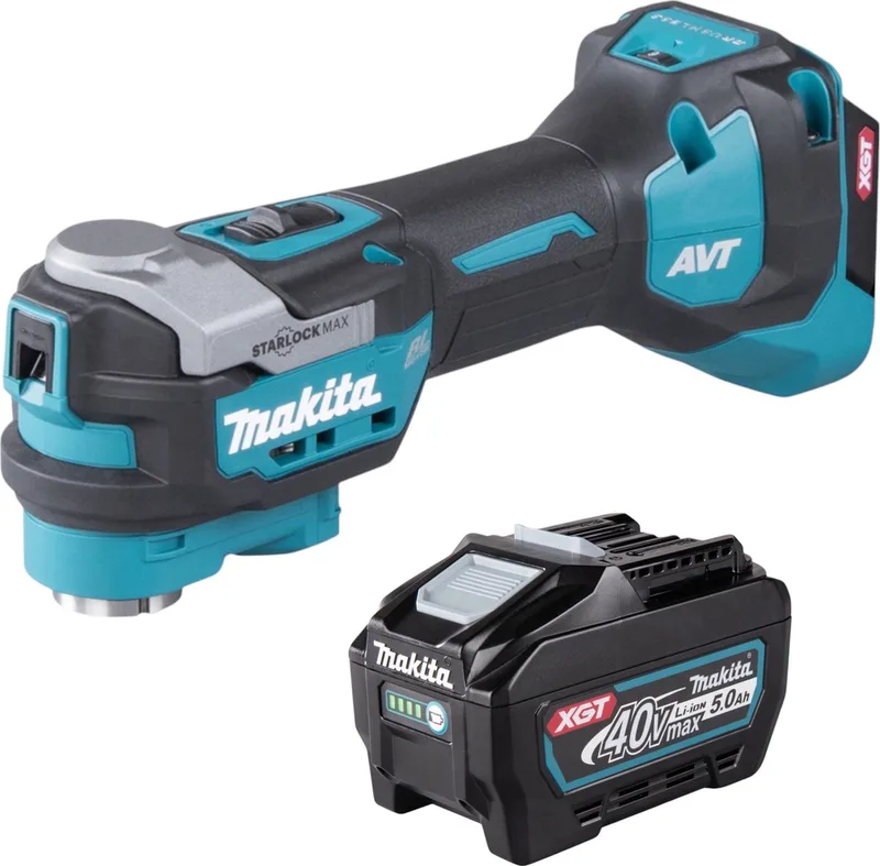 TM 001 GT1 snoerloos multifunctioneel gereedschap 40 V max. Starlock Max Brushless + 1x oplaadbare accu 5.0 Ah - zonder oplader de Makita – image du produit