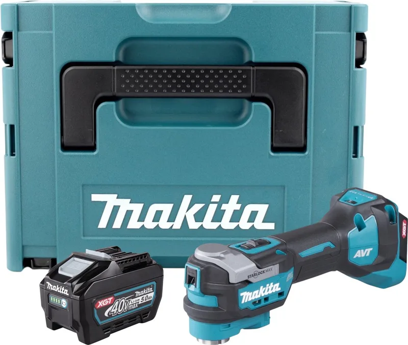 TM 001 GT101 Accu multifunctioneel gereedschap 40 V max. Starlock Max Brushless + 1x oplaadbare accu 5.0 Ah + Makpac - zonder oplader by Makita – product image