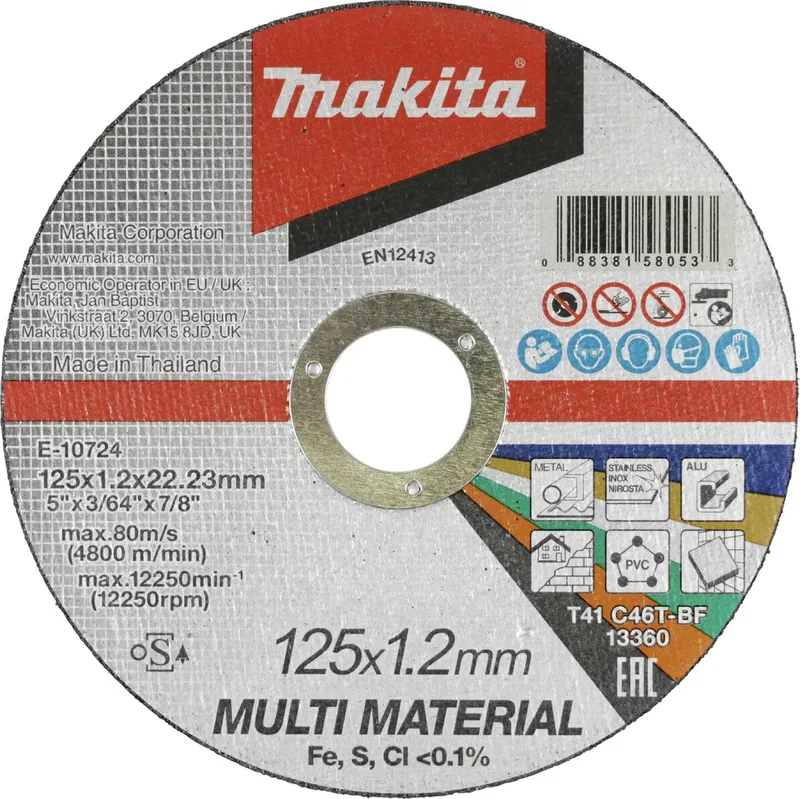 Trennscheibe E-10724 Trennscheibe 125 mm 1 St. Metall by Makita – product image