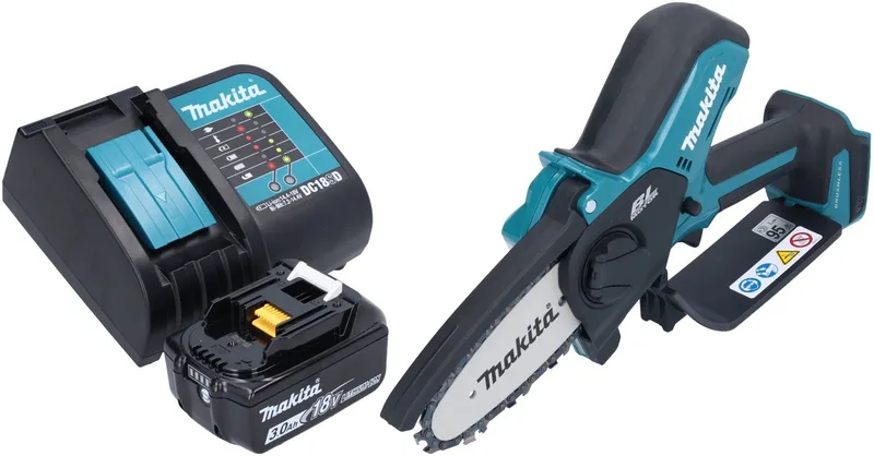Tuinapparatuur - 18V ACCU- snoeizaag 10 cm, 1x Li-ion accu LXT 3.0 Ah, lader DUC101SF01 von Makita – Produktbild