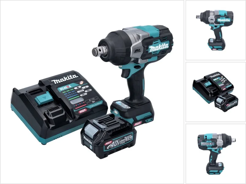 TW 001 GD101 Accu-slagmoersleutel 40 V max. 1800 Nm Borstelloos XGT + 1x oplaadbare accu 2,5 Ah + lader van Makita – productafbeelding
