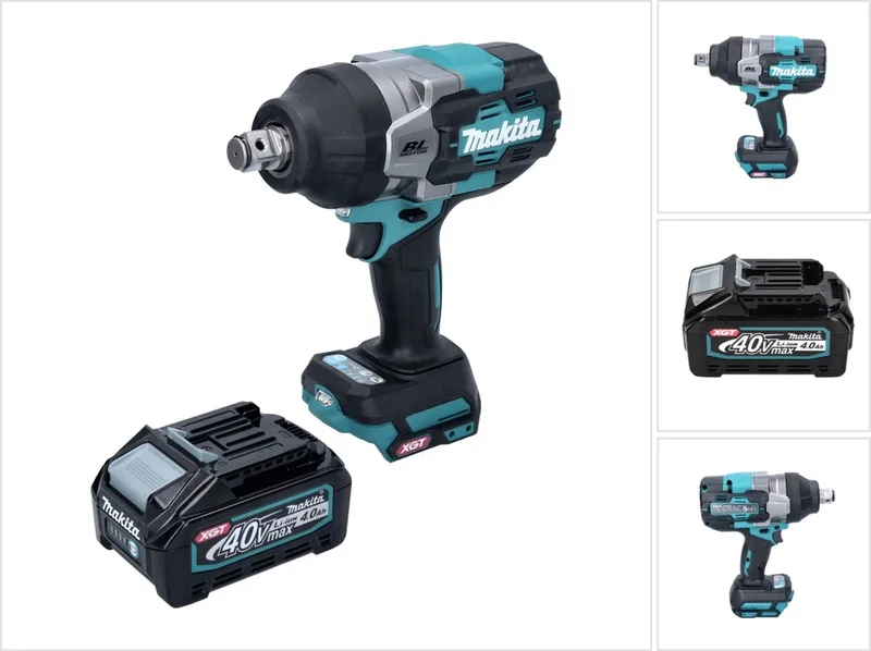 TW 001 GM1 Accu-slagmoersleutel 40 V max. 1800 Nm Borstelloos XGT + 1x oplaadbare accu 4.0 Ah - zonder oplader van Makita – productafbeelding