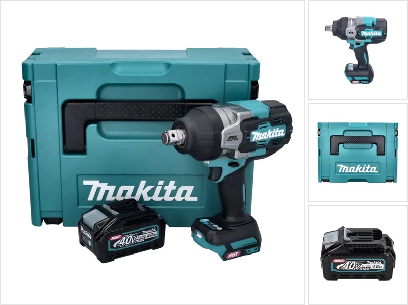 TW 001 GM101 Accu-slagmoersleutel 40 V max. 1800 Nm Borstelloos XGT + 1x oplaadbare accu 4.0 Ah + Makpac - zonder oplader van Makita – productafbeelding