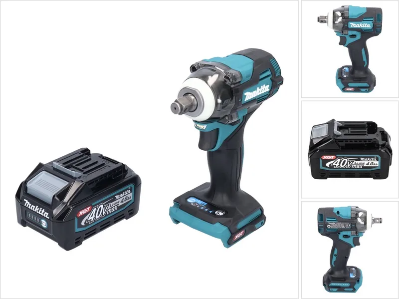 TW 004 GM1 accu-slagmoersleutel 40 V max. 1/2" 350 Nm XGT Brushless + 1x accu 4,0 Ah - zonder oplader de Makita – image du produit