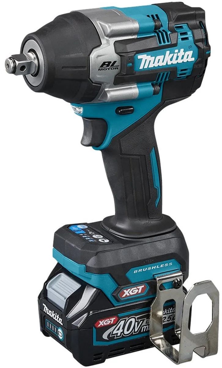 TW007GD201 Accu slagmoersleutel 760Nm 1/2frictiering XGT 40V Max 2.5Ah in Mbox fra Makita – produktbillede