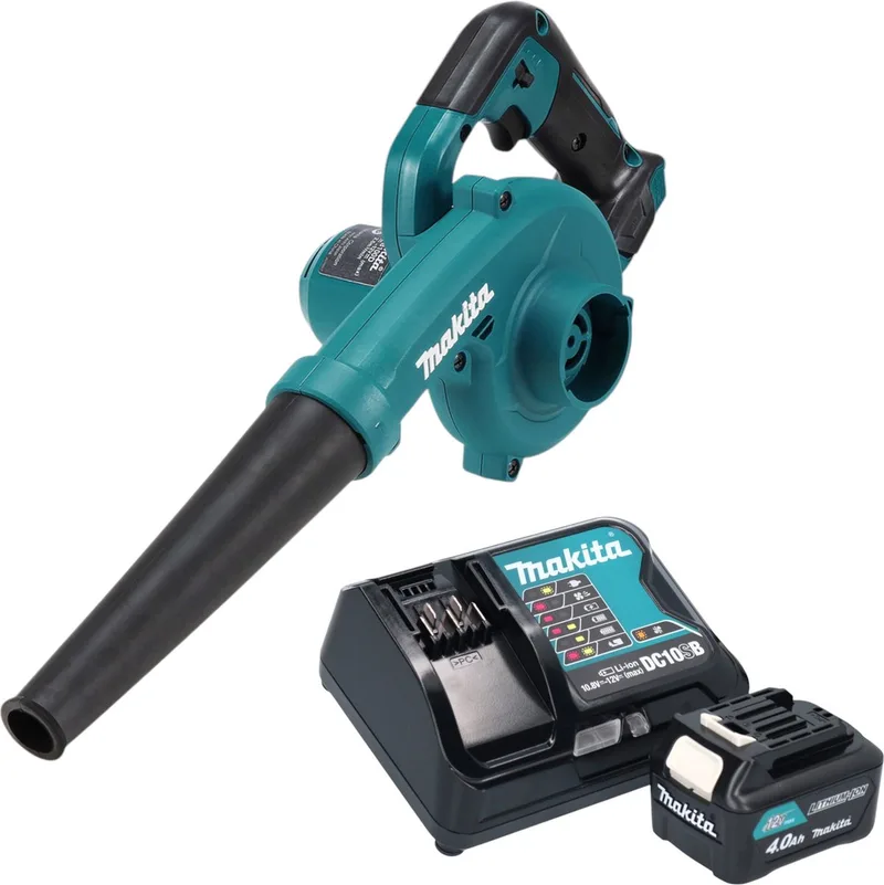 UB 100 DSM1 Accu blazer 12 V max. + 1x accu 4.0 Ah + lader van Makita – productafbeelding