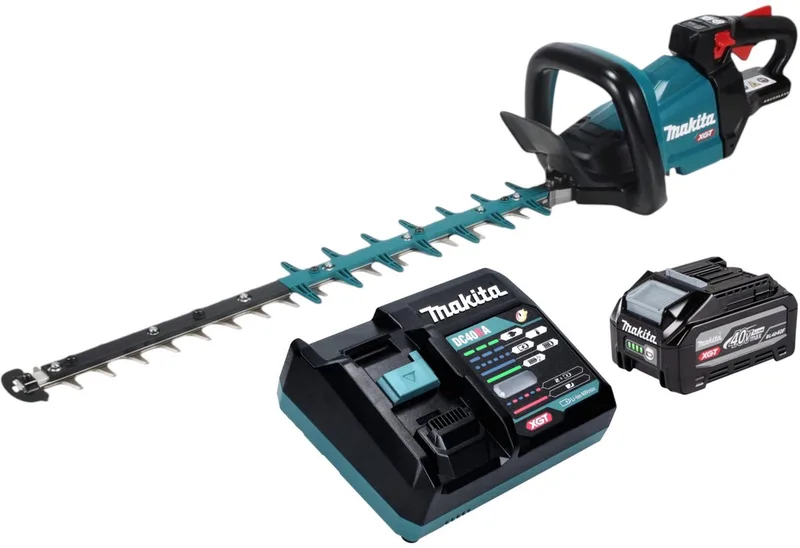 UH 004 GU101 accu-heggenschaar 40 V max. 60 cm borstelloos + 1x accu 4,0 Ah + oplader de Makita – image du produit