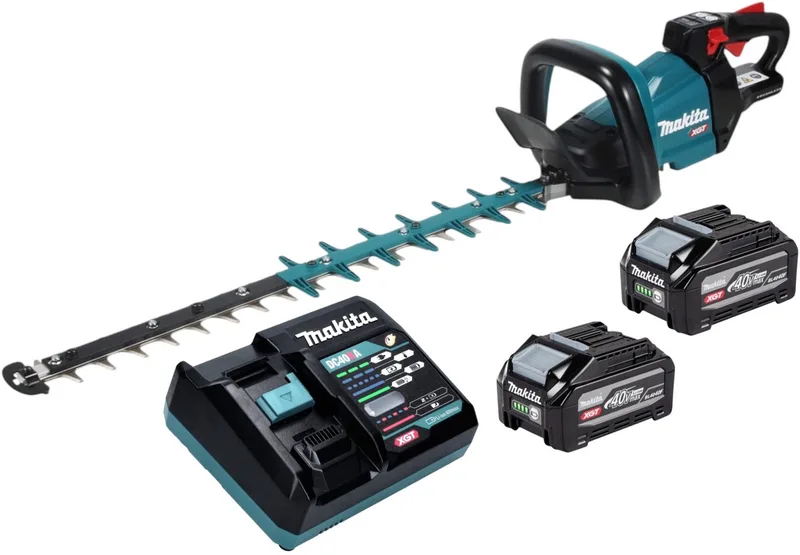 UH 004 GU201 accu-heggenschaar 40 V max. 60 cm borstelloos + 2x accu 4,0 Ah + oplader von Makita – Produktbild