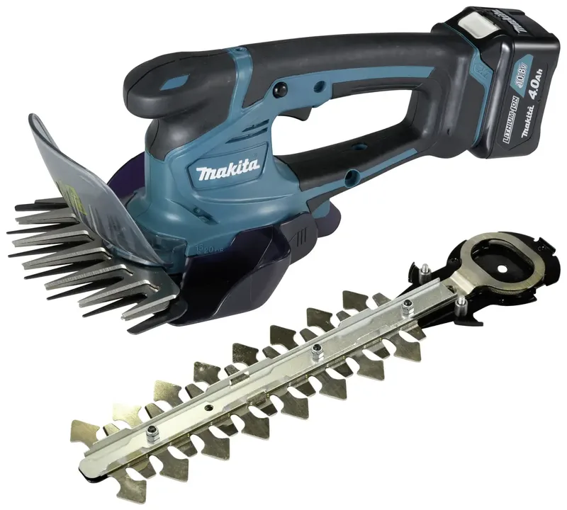 UM600DSMEX UM600DSMEX sans fil Cisaille à gazon, Sculpte-haie avec 2ème batterie 10.8 V Li-Ion de Makita – image du produit 1 sur 3