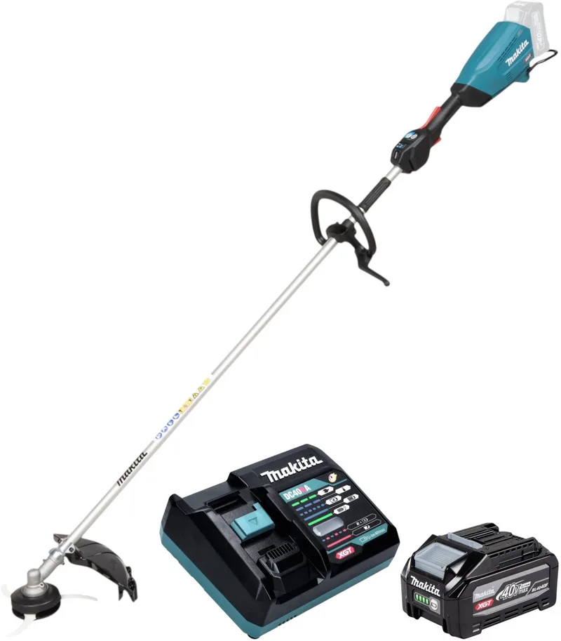 UR 017 GU101 accu-bosmaaier 40 V max. 330 mm borstelloos + 1x accu 4,0 Ah + oplader von Makita – Produktbild