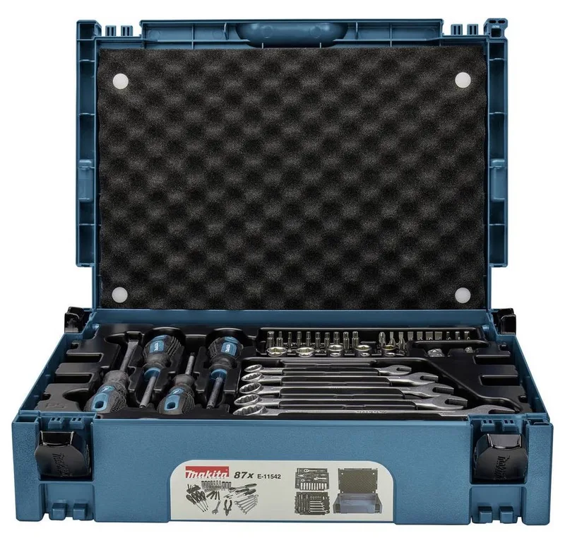 Werkzeugkoffer E-11542 Werkzeugkoffer bestückt (L x B x H) 395 x 295 x 110.4 mm van Makita – productafbeelding 1 van 5