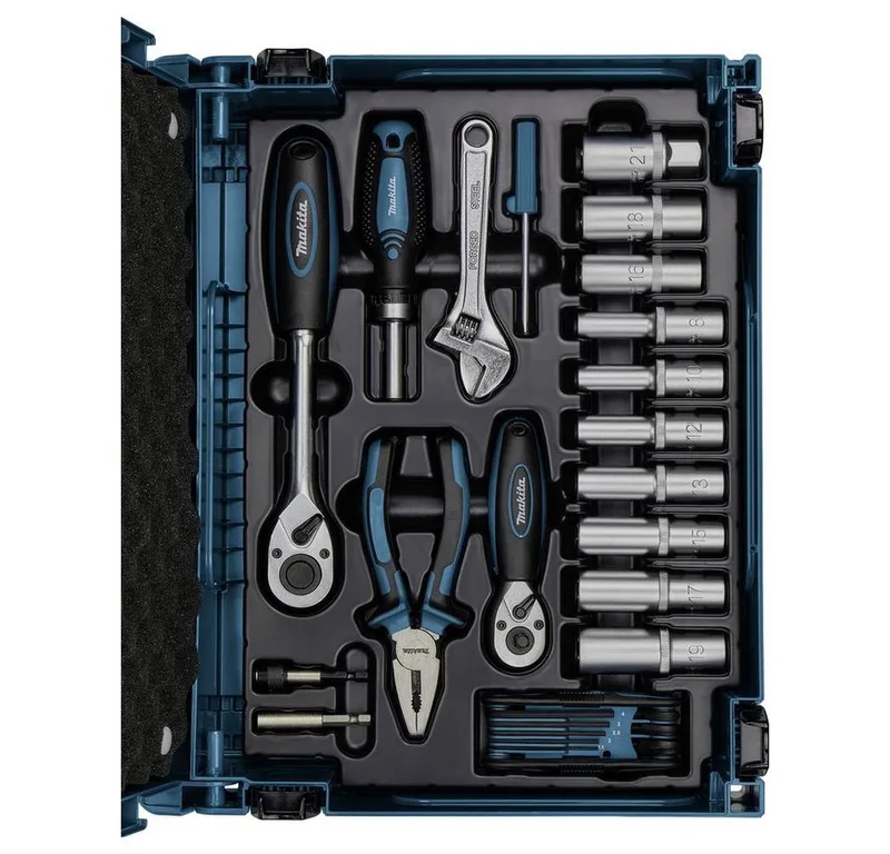 Werkzeugkoffer E-11542 Werkzeugkoffer bestückt (L x B x H) 395 x 295 x 110.4 mm van Makita – productafbeelding 2 van 5